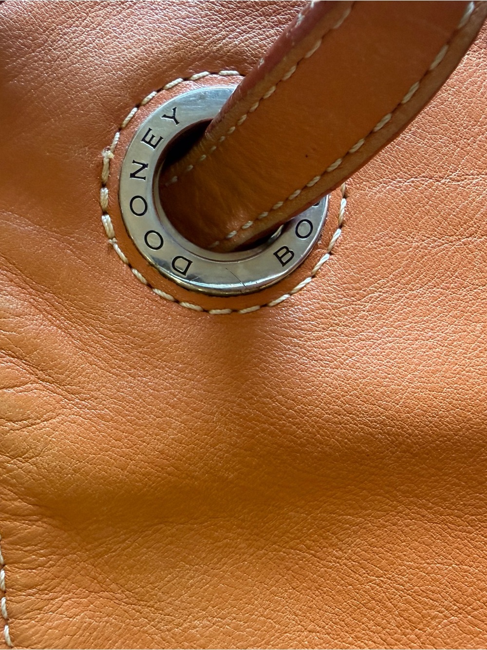 Dooney & Bourke vintage leather tote xtra Large shoulder bag purse 👜 - Picture 12 of 14